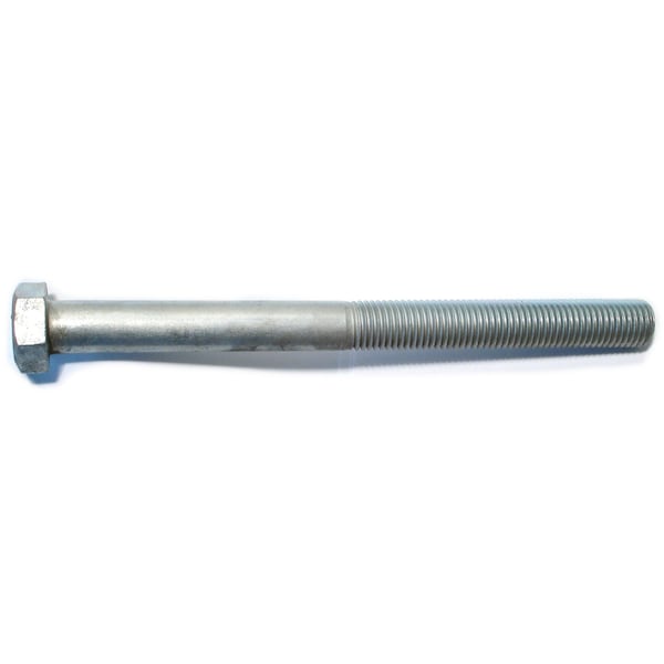 Midwest Fastener Grade 2, 1"-8 Hex Head Cap Screw, Zinc Plated Steel, 12 in L, 5 PK 53383 - main